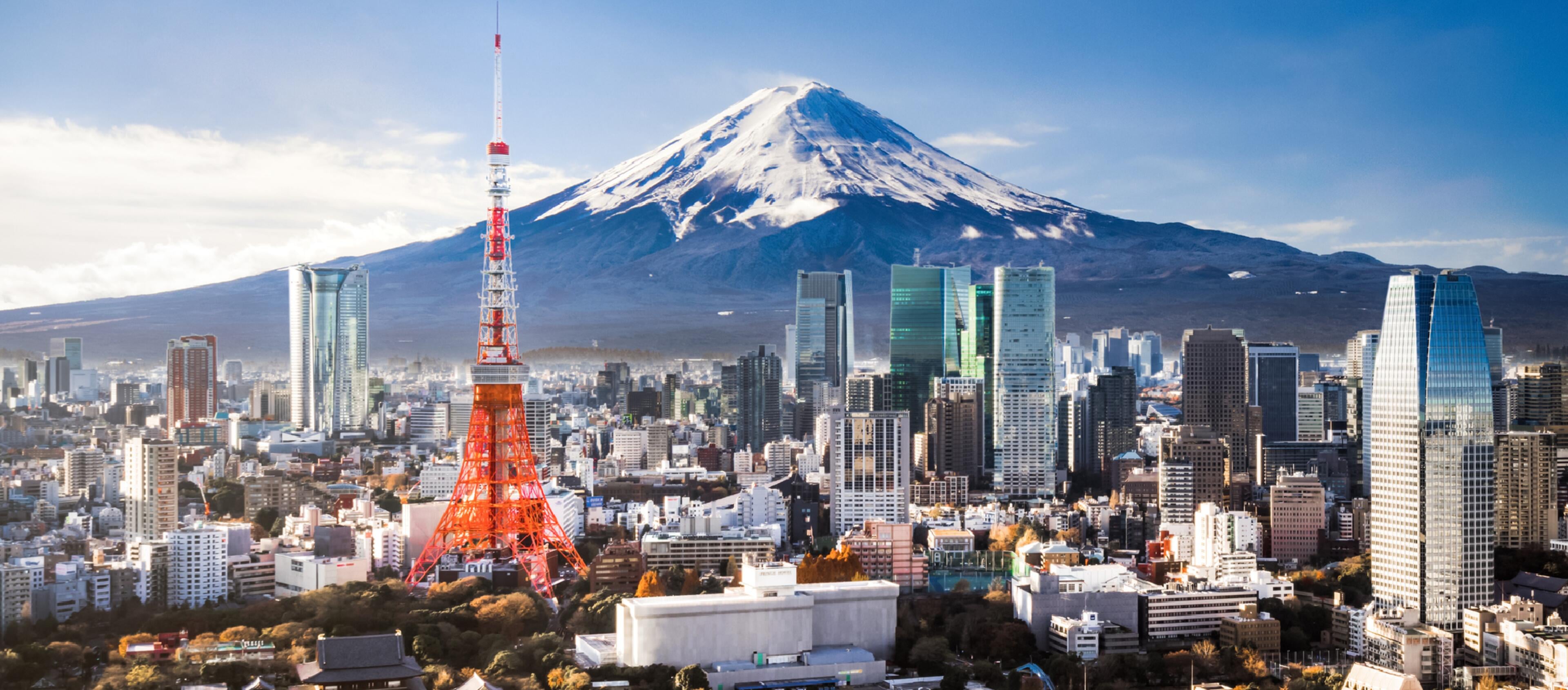 富士山と東京スカイライン