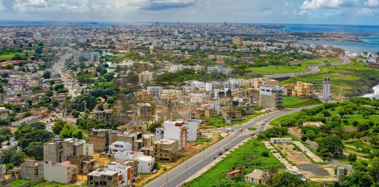 Overview of Dakar from the observation deck